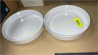 2ct. Threshold Serving Dishes/Plates