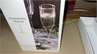 Threshold Champagne Glasses, 4 pack