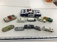 Tin and die cast cars