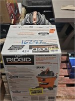 2- asst ridgid wet/dry vac (1-used out of box)