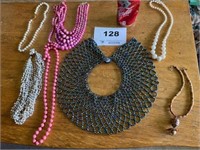 BEADED NECKLACES, BEADED COLLAR