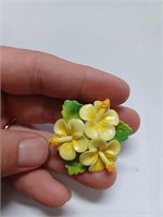 Cara Staffordshire Made in England Flower Broach