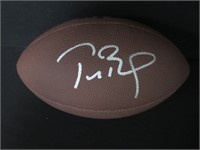 Tom Brady Pats signed Football w/Coa