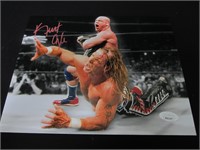 Kurt Angle WWE signed 8x10 Photo JSA Coa