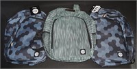 (3) Blu School Supplies Standard NEW Backpacks