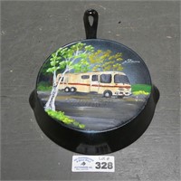 Hand Painted #6 Wagner Fry Pan / Skillet