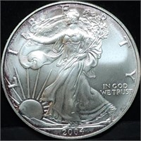 2004 1oz Silver Eagle Gem BU