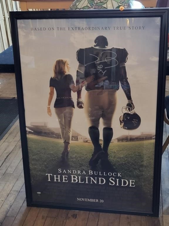 Michael Oher Signed The Blind Side Poster w/ COA