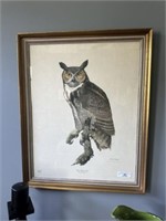 Ray Harm Great Horned Owl Print