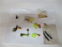 7 Pcs. - Small Lures, Sinkers & Hooks