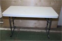 Lifetime Adjustable Folding Table