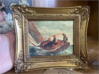 Winslow Homer Breezing Up small framed print