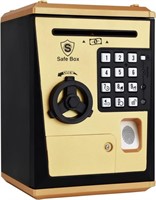NEW! $80 LIKE Toy Piggy Bank Safe Box Fingerprint
