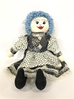 Homemade vintage cloth doll