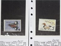 US Federal Duck Stamps Used on dealer pages, wide