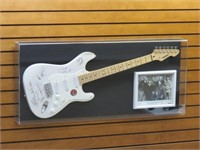 Signed Guitar and Photo