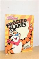 METAL KELLOGG'S FROSTED FLAKES SIGN
