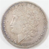 1884 MORGAN SILVER DOLLAR