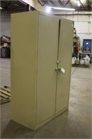 2 Door Metal Cabinet Approx 48"x24"x78"