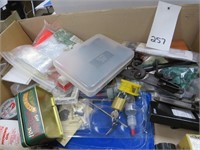 Box of Assorted Hunting Accessories