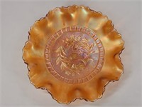 CARNIVAL WINDFLOWER GLASS BOWL