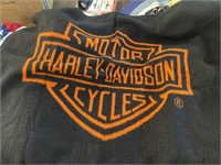 Harley Davidson Throw Blanket