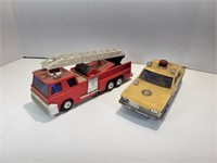 2- VIntage Battery Operated Vehicles