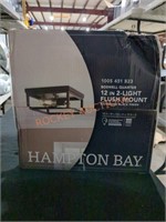 Hampton Bay 12" 2-Light Flush Mount