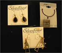 Silver Forest Hand Crafted Earnings