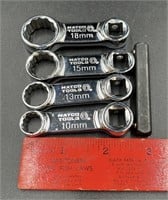 4 Matco 12 Pt Metric Torque Adapter Wrenches