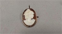 Vtg Cameo brooch/pendant