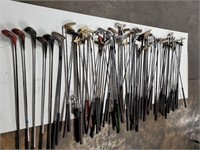 68 Piece Assorted Vintage and Newer Golf Clubs