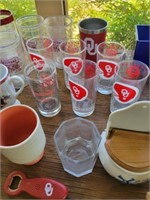 4+/-Boxes Glassware, Glasses, Vases