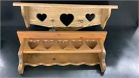 Wall Shelves With Hearts