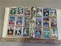 Assortment of Baseball Cards With Binder &