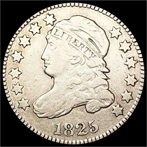 1825 Capped Bust Dime ABOUT UNCIRCULATED