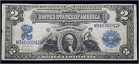 1899 $2 Silver Certificate, Mini-Porthole, Nice