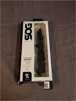 Sog folding knife in box