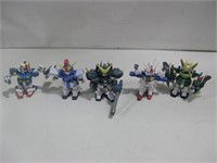 Five Assorted SD Gundam Figures