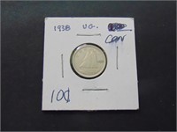 1938 Canadian 10 cent Coin