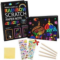 ZMLM Scratch Art Notebook Rainbow Color