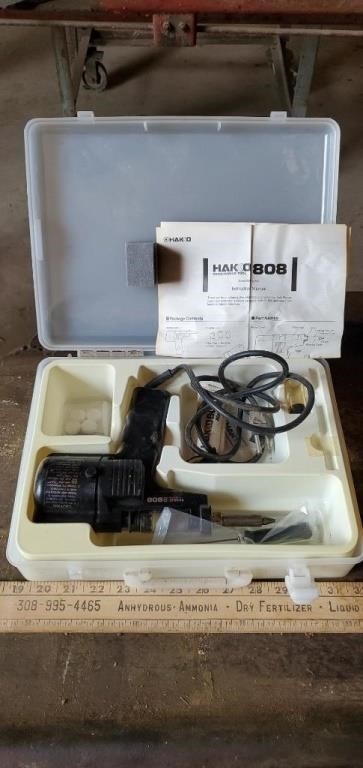 Hakko Soldering Tool in case.