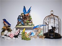 Porcelain Bird Figurines: Gorham, Lefton