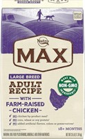 NUTRO MAX Adult Recipe Dry Dog Food, 25 LB Bag