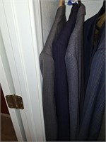 2 BLAZERS 1 PINSTRIPE SUIT SZ 46