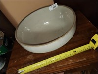 Vintage Crock / Stoneware Bowl