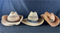 Straw Raffia Cowboy Hats