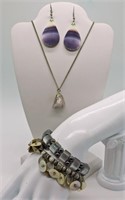 4 Piece Gemstone Jewelry