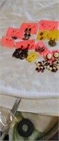 10 pair of Costume Jewelry Earrings