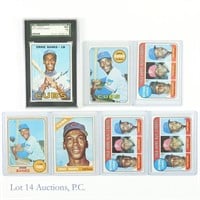 1966-1969 Topps Ernie Banks MLB Cards (SGC) (7)